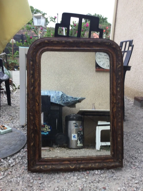 Miroir Louis Philippe ancien 19eme.