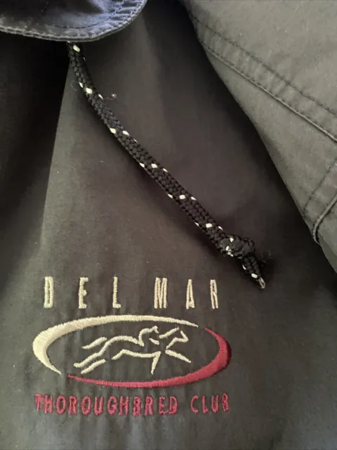 DelMar Horse Race Track /Gear For Sport Jacket Blue Large