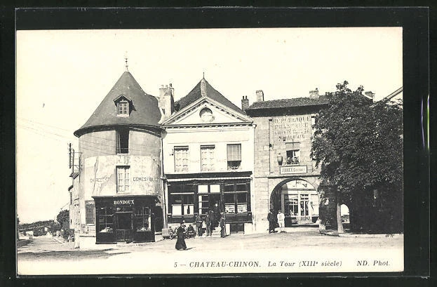 CPA Chateau-Chinon, La Tour, XIII siecle