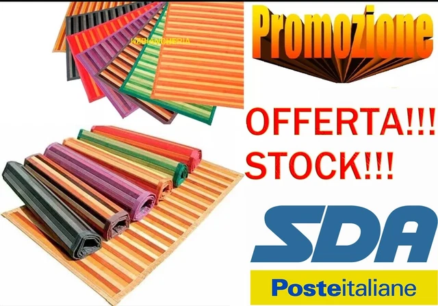 Tappeto In Bamboo Grigio Pietra - 50x100cm - Antiscivolo Per Cucina/Bagno - Tovaglietta Americana