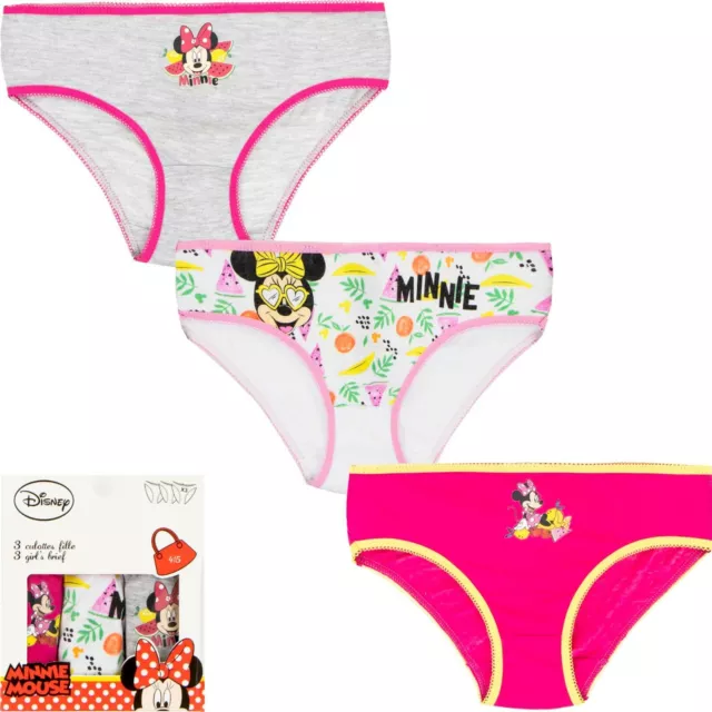 Slip bambina di Minnie mutandine da bimba mutande 2 3 4 5 6 7 8 anni intimo