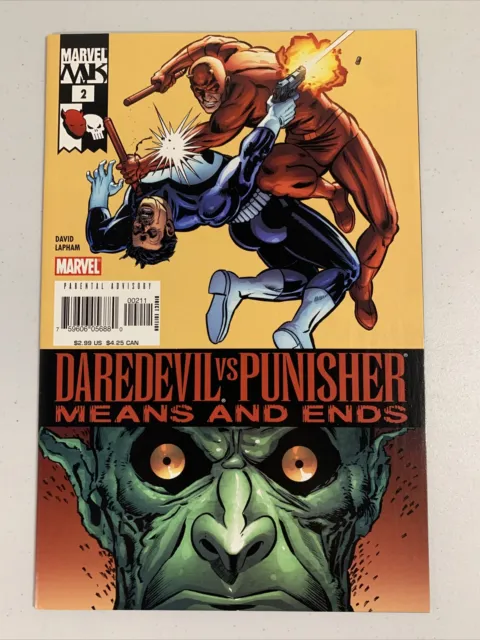 Daredevil Vs. Punisher Means And Ends #2 Marvel Comics VF COMBINE S&H