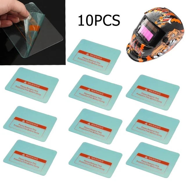 10Stk Schweißerschutzgläser Lunettes de Rechange / Transparent 115mm X 90mm