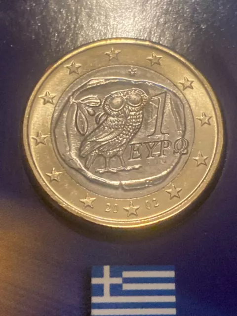 Greece 1 Euro coin UNC First Issue