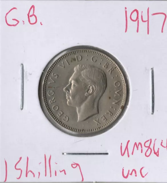 Coin Great Britain 1 Shilling 1947 KM864, Scottish Crest