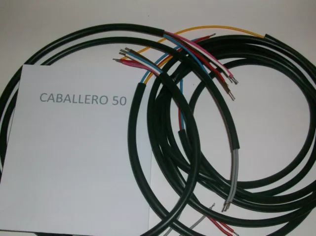 Impianto Elettrico Electrical Wiring Moto Caballero 50 Puntine+Schema Elettrico