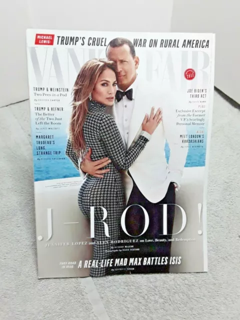 Vanity Fair Magazine December 2017 Jennifer Lopez Alex Rodriguez