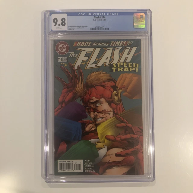 Flash #114 CGC 9.8 Mark Waid 1996
