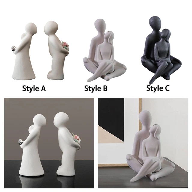 Figurine de Couple, ornement de bureau,  nordique, Statue de Couple romantique,
