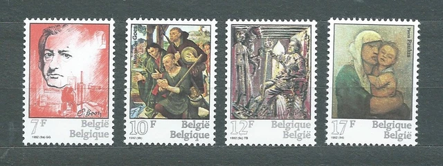BELGIË BELGIQUE - 1982 YT 2060 à 2063 - TIMBRES NEUFS** MNH LUXE