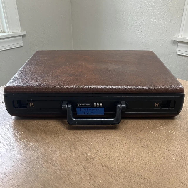 VINTAGE SAMSONITE OMEGA GL Briefcase Combination Combo Lock Attaché