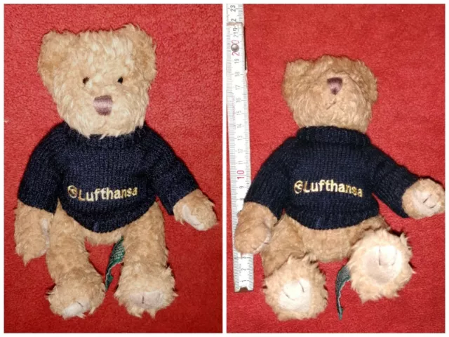 Russ Lufthansa Plüsch Teddy Teddybär Bär für Sammler