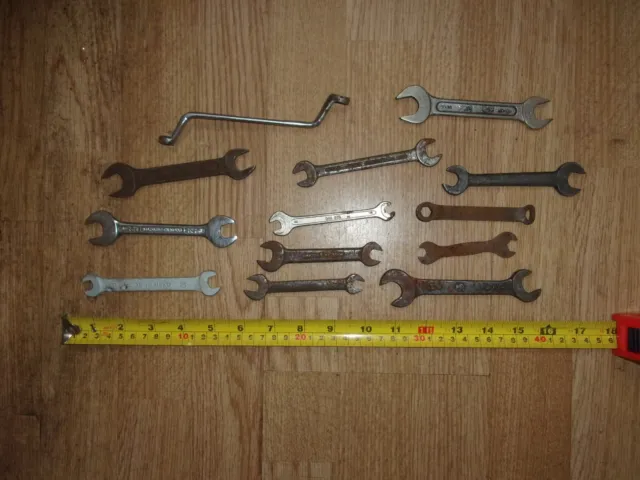 Joblot vintage Small spanners