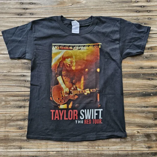 TAYLOR SWIFT The Red Tour Official 2013 2014 Cities YOUTH M Shirt 100% Cotton