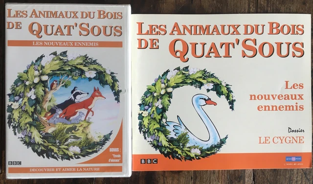 Les Animaux Du Bois De Quat'sous : Les Nouveaux Ennemis ... Dvd + Livre