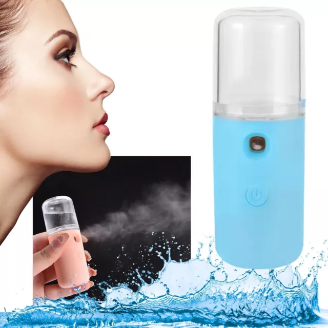 Hidratante Facial Vaporizador Humectante para tu piel y tu cara (Celeste)