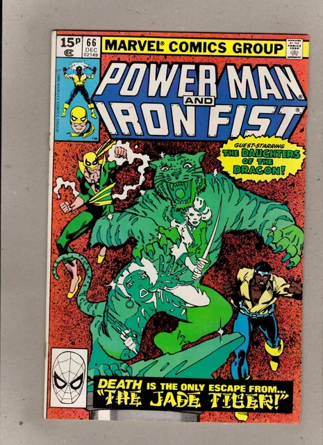 POWER MAN & IRON FIST #66_DECEMBER 1980_VF+_2nd APP SABRETOOTH_BRONZE AGE UK!