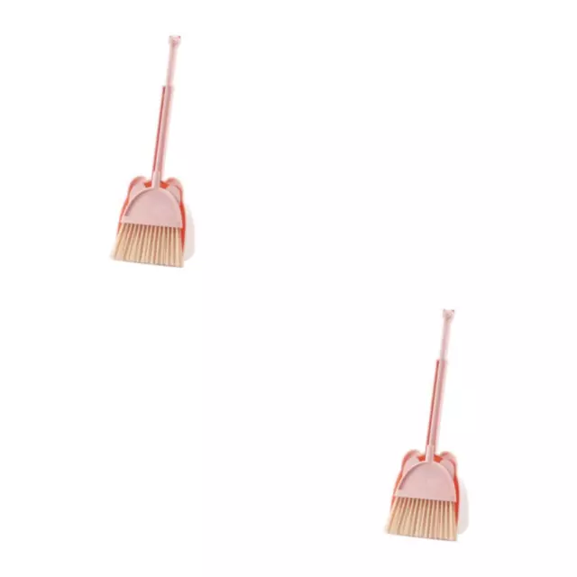 1/2/3 Detachable Broom With Dustpan Designed For And Satisfy Childrens Curiosity