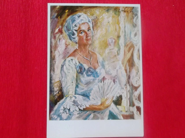 GÜNTER RITTNER Gegenwartskünstler Original handsignierte Karte 7147 1967C.Watson