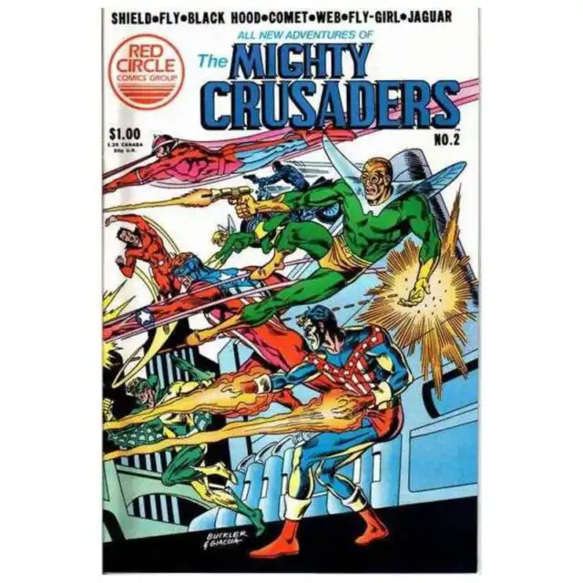 Mighty Crusaders (1983 series) #2 in VF + condition. Red Circle comics [t}