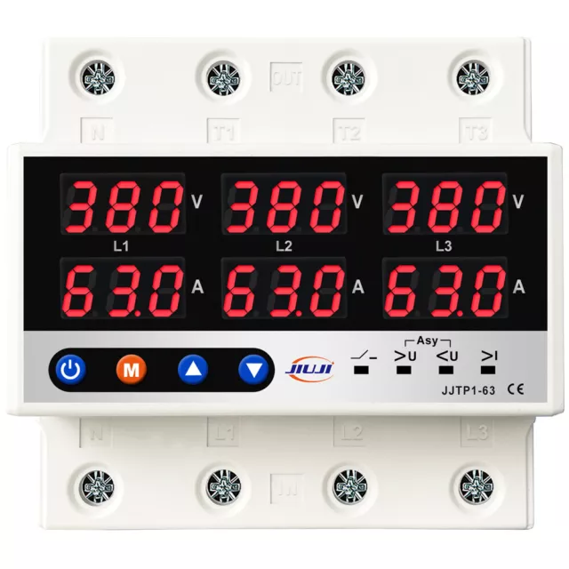 Écran LCD Protecteur à réinitialisation automatique Surtension Sous-tension E9L5