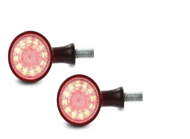 LED Bremslich Blinker Motorrad unive HD bobber cafe racer custom chopper cruser