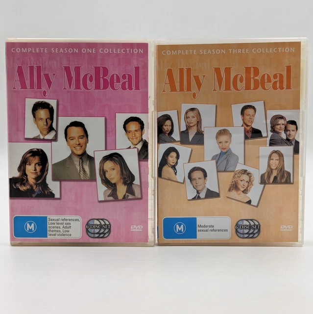 ALLY MCBEAL SEASON 1 & 3 DVD Set Region 4 TV Show Series Complete