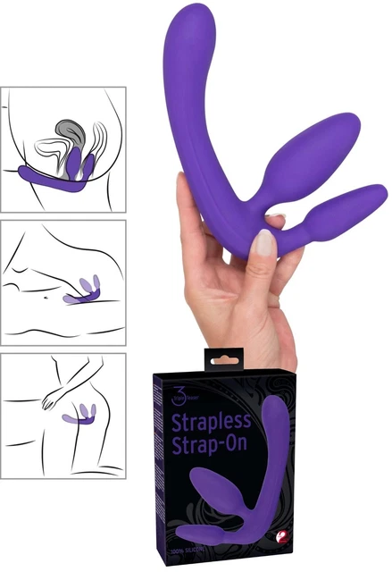 Strap On Strapless Con Dildo Indossabile Da 15 X 4 Cm - Foto 4