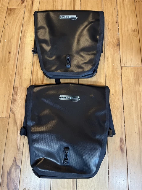 ORTLIEB Back Roller Classic Pannier Pair Black NEW - Made in Germany