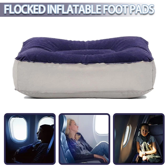 Travel Footrest Air Pillow Plane Car Leg Relax Cushion Inflatable Foot Pad p- 2