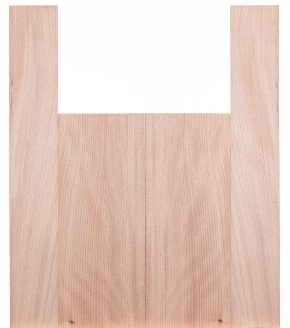 Tonewood Okoume madera acústica guitarra backs & laterales set 5257