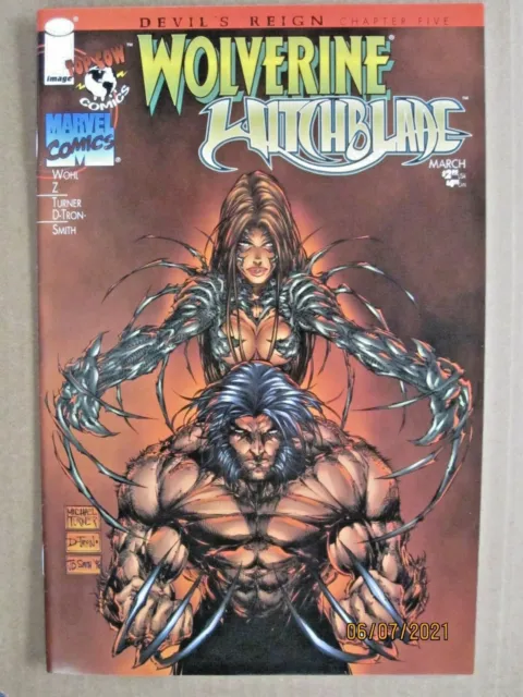 1997 Image Top Cow Marvel Comics Witchblade/Elektra #1 Michael Turner Cover