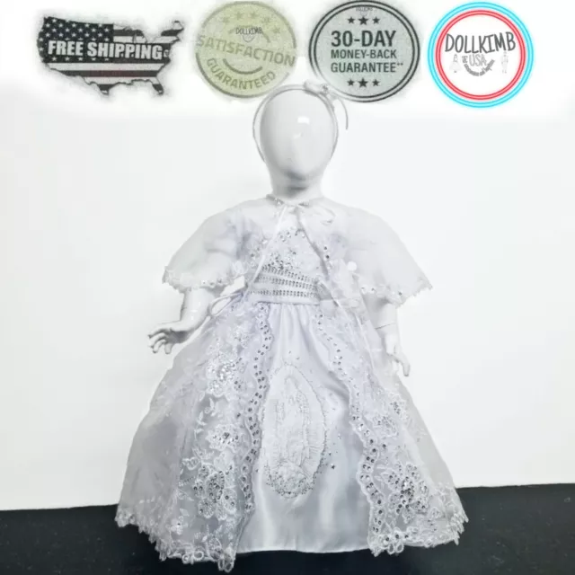 VESTIDO PARA BAUTIZO de niÑa con la Virgen Maria. Baptism Dress GIRL EMBROIDERY $ - PicClick VESTIDO PARA BAUTIZO de niÑa con la Virgen Maria. Baptism Dress GIRL EMBROIDERY $ - PicClick