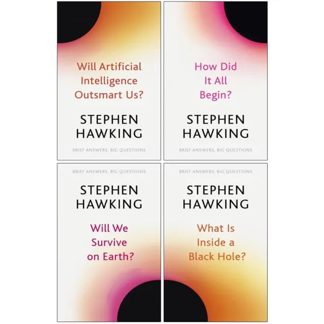 Brief Answers, Big Questions 4 Books Collection Set By Stephen Hawking NEW