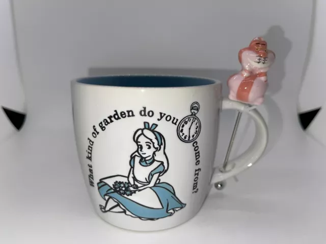 Alice In Wonderland Mug With Cheshire Cat Stir!