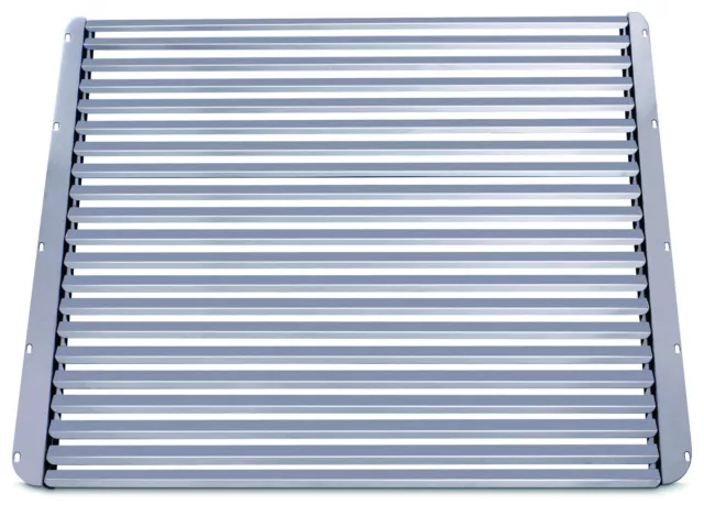 Peterbilt 379 Long Hood Louvered Grill - Stainless Steel