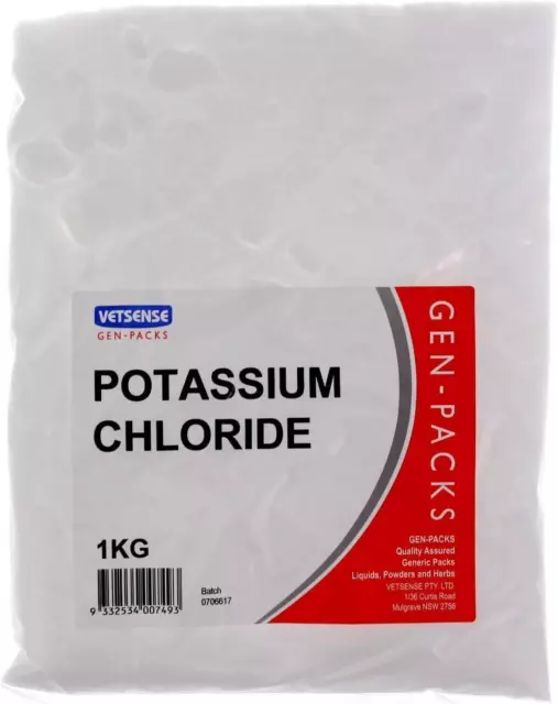 Vetsense Gen-Pack Potassium Chloride Horses Stress and Recovery Supplement 1 Kg