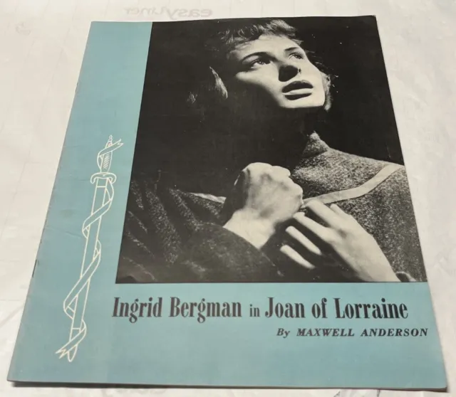 Ingrid Bergman In Joan Of Lorraine By Maxwell Anderson (1946) Rare Magazine