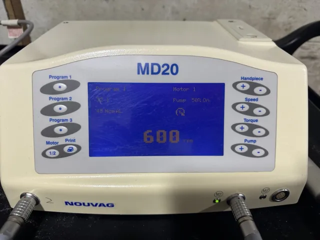 Nouvag MD20 Dental Electric Control Console & Motor System