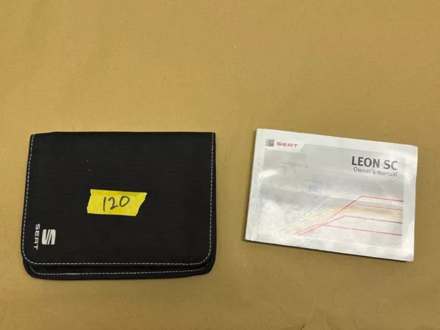 Genuine Seat Leon Mk3 2012-2016 Owners Manual Handbook Wallet Pack