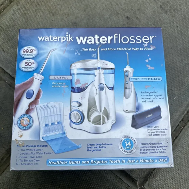 Water Flosser Waterpik Ultra Cordless Plus Set Wp-120uk/wp-450uk