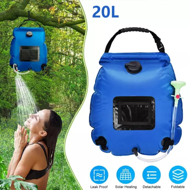 Kaufe Wassertaschen 20L Outdoor Camping Wandern Solar Dusche