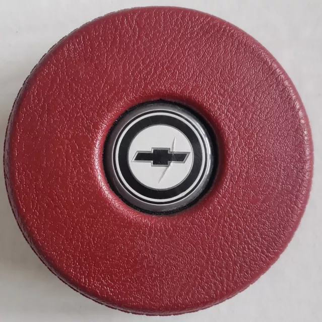 Chevy Chevrolet Camaro 1971-81 Red Steering Wheel Horn Button Center Cap 329738