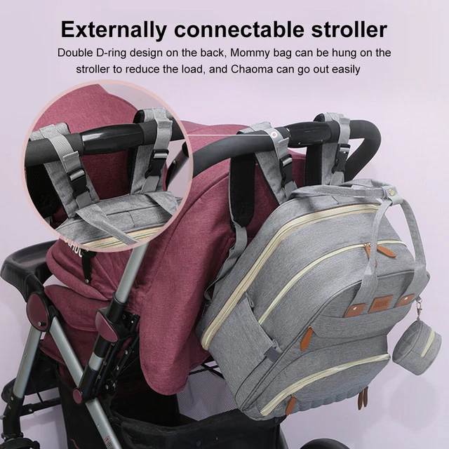 Baby Diaper Bag Backpack Travel Mom Mummy Maternity Changing Pad Waterproo 7