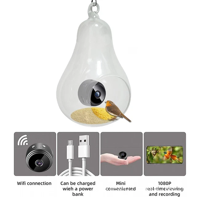 CONNECT YOUR SMARTPHONE and Watch Birds with the WiFi Smart Bird Feeder ...