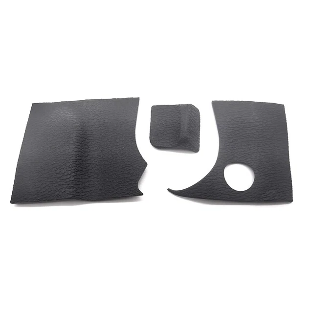1 Set  Body Rubber Front Cover Rubber Thumb Grip Replacement Part for Fuji W3