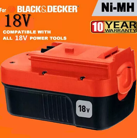 18V 4.8Ah for Black and Decker HPB18 Single Source Battery HPB18-OPE  244760-00A