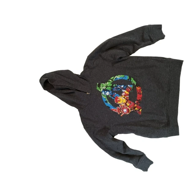 Marvel Avengers Hoodie Boys Size 7 Thor Captain America Hulk