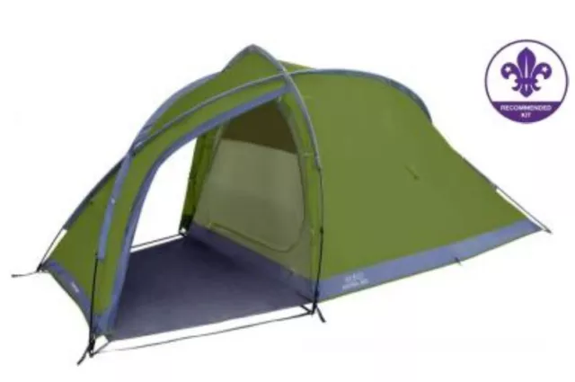 Vango Sierra 300 3 Person Camping & Hiking Tent - Herbal (VTE-SIE300-L)