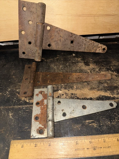 antique barn door strap hinges (set of 3) From Old Barn in N.H. Various Sizes!!